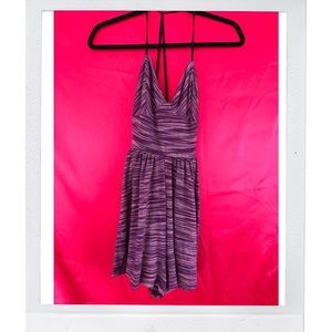 Urban outfitters purple strappy romper